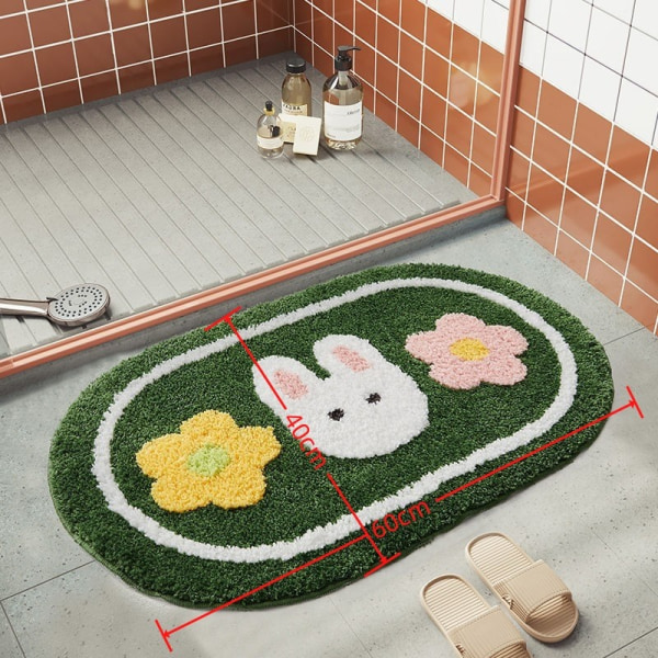 Sarjakuva lattiamatot kylpyhuoneen wc-oven matot imukykyiset matot kotitalous liukumattomat ja likaa hylkivät wc-oven matot makuuhuoneen matot