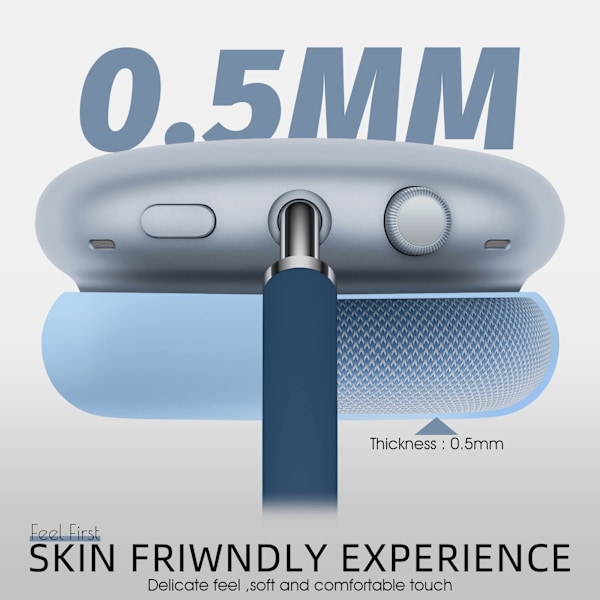 Langattomat Bluetooth-kuulokkeet, syvä basso ja korkearesoluutioinen ääni, taitettavat korvakuulokkeet, sopii kaikkiin älylaitteisiin.(sininen)