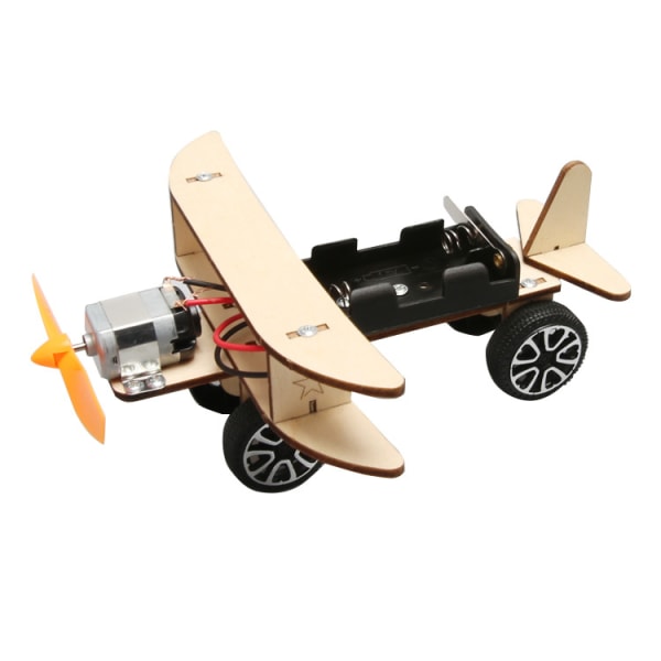 Science and technology small production electric taxiing aircraft DIY handmade albatross aircraft model experimental materials student toys