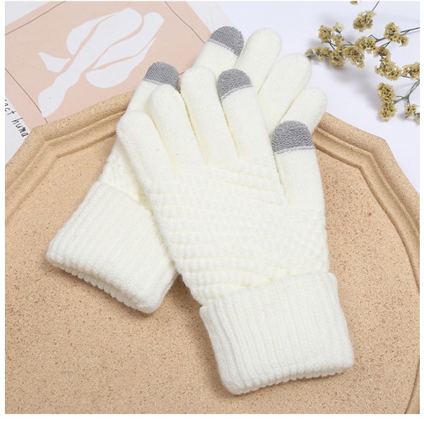 1 pair of winter gloves, unisex windproof warm gloves