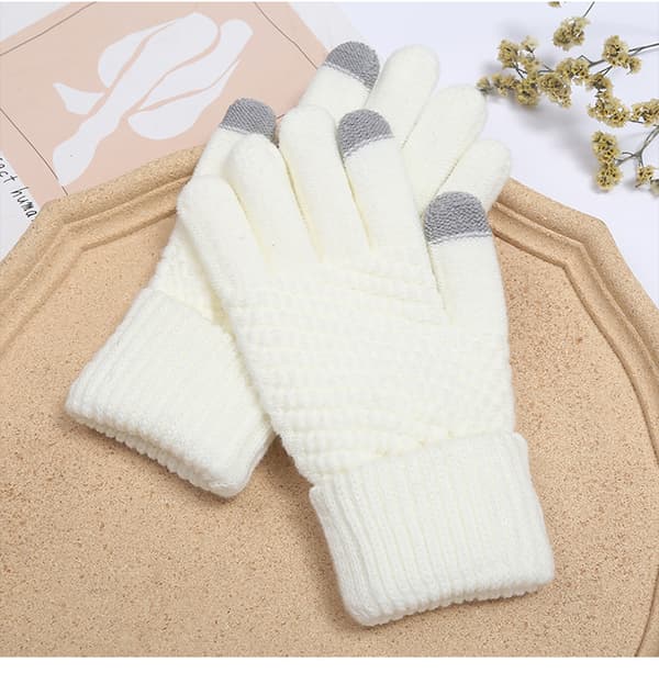 1 par vinterhansker, unisex vindtette varme hansker