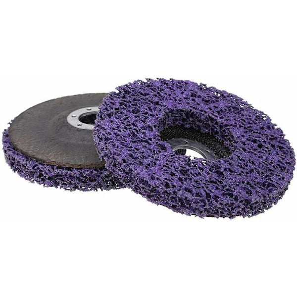 Renseskive, 2 stk. lilla lilla skive vinkelsliber renseskiver i mauve vinkel 12522 mm
