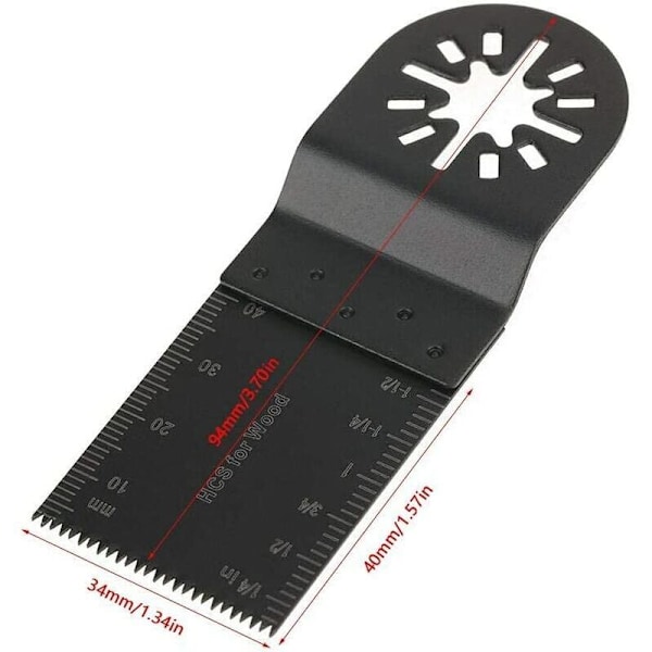 Fint/groft oscillerende savklinge 34mm universal oscillerende sav lukket 20 fine tænder stykker