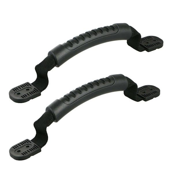 2 PVC-handtag i lager verktygslåda handtag bärhandtag kajak stansbåt droppbeständig svart halkfri dragare