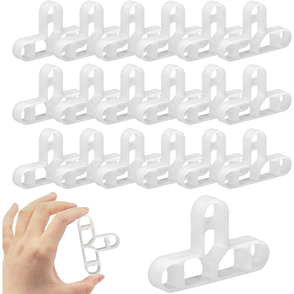100 stk flisavstandsstykker, 10 mm T-formet gulvflis, flyttbare flisavstandsstykker for DIY-belegging flislegging vegg, hage, røde murstein, terrasseplater