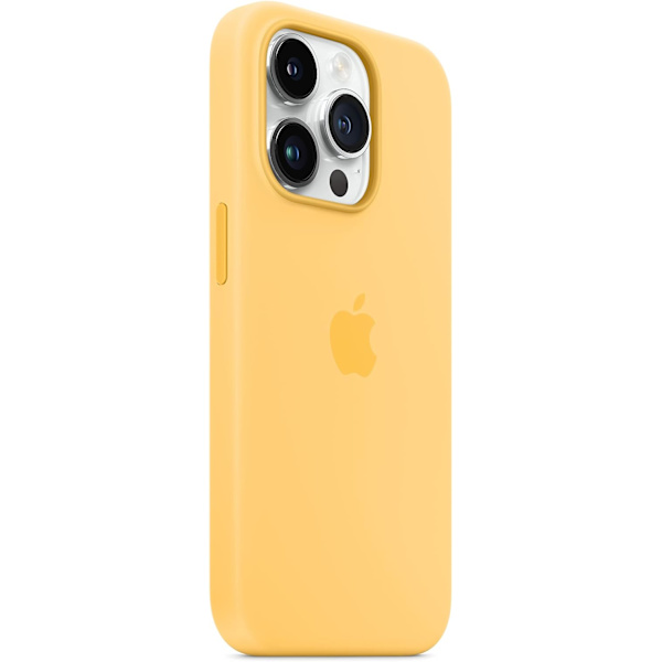 iPhone 14 Pro Silikonfodral med MagSafe - Ljus sol