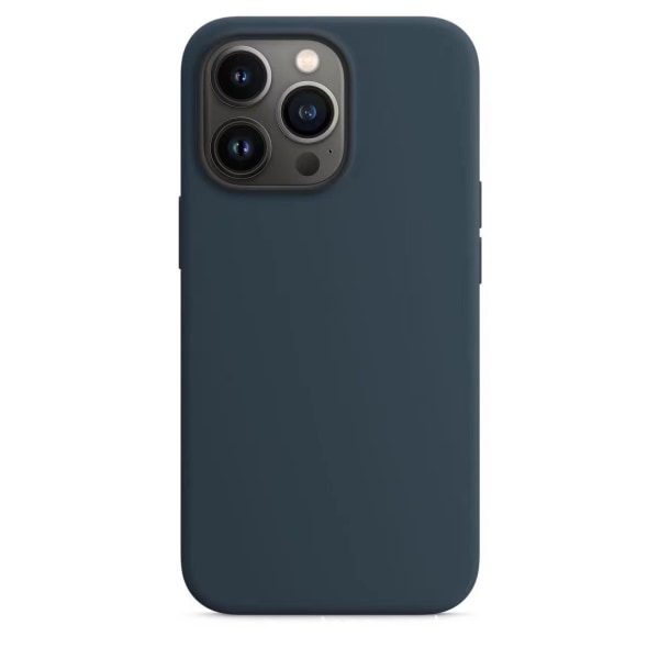 iPhone 14 Pro silikondeksel med MagSafe - Storm Blue