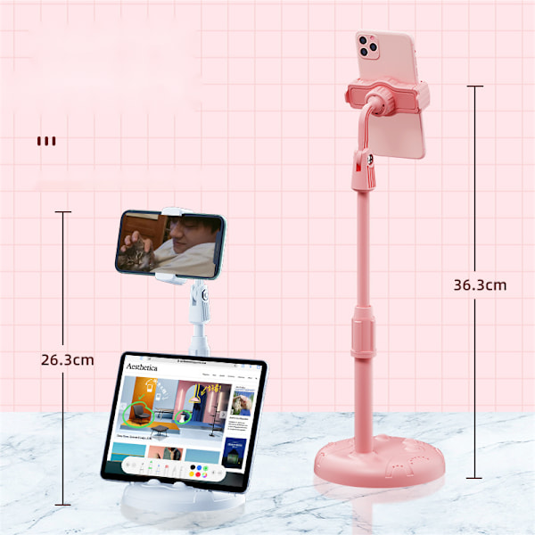 Mobiltelefon Stativ Tablet Stativ Desktop Live Broadcast Lazy Computer Multi-Function Selfie
