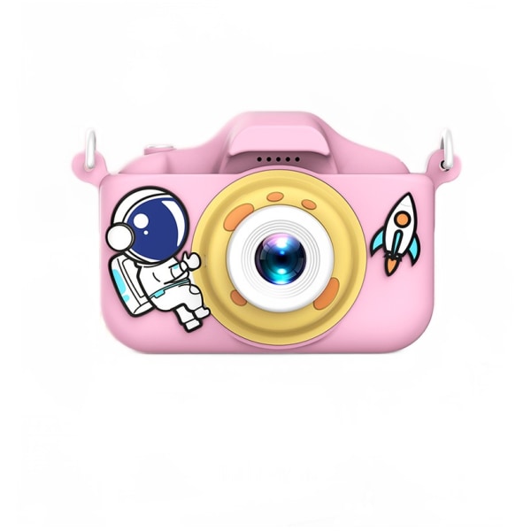 Astronaut børns minikamera lille SLR tegneserie digitalkamera, der kan tage billeder og optage videoer som gave