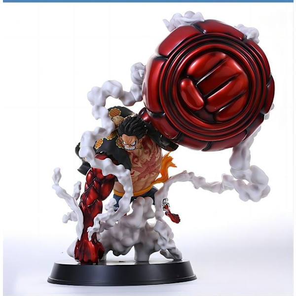 Luffy-figuuri, Anime-figuuri Monkey D Luffy Gear 4 -figuuri, Anime-patsas Nukke Veistos Figuuri Realistinen Anime-hahmomalli Koriste