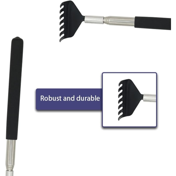 4 stk Back Scratchers Uttrekkbar Back Scratcher med Teleskopisk H