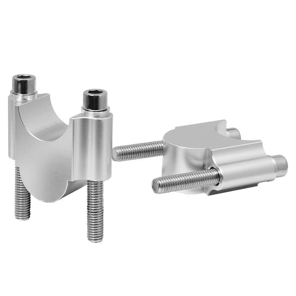 Motorcykelstyre Riser, (Galvanisering) 7/8'' (22mm) Universal Aluminiumlegering Motorcykelstyre Riser Motorcykelstyre Riser Klämma