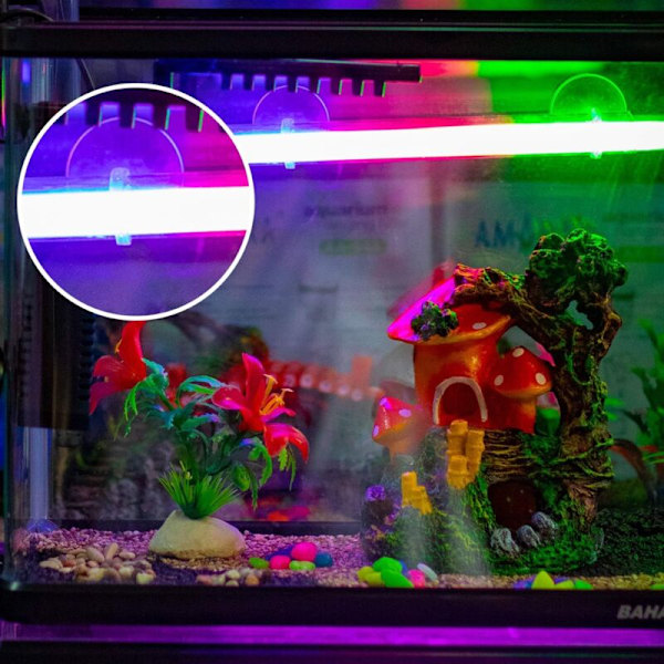 20 stk. akvariesugekopper med 20 stk. justerbare strips til fastgørelse af akvarium, planter, reje rede