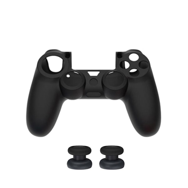 Silikonfodral för handkontroll, skyddande skal med joystick-tumgrepp för spelkontroll