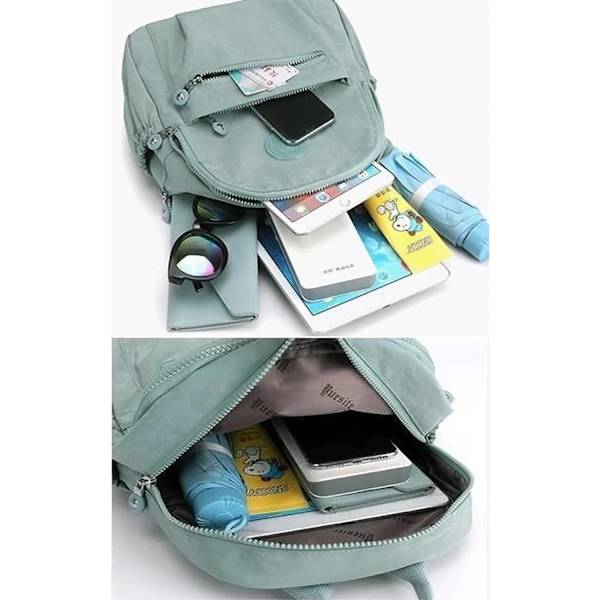 11L Mini Ryggsäck, Liten Nylon Dam Ryggsäckar, Kvinnor Shopping Ryggsäck (Liten Storlek)