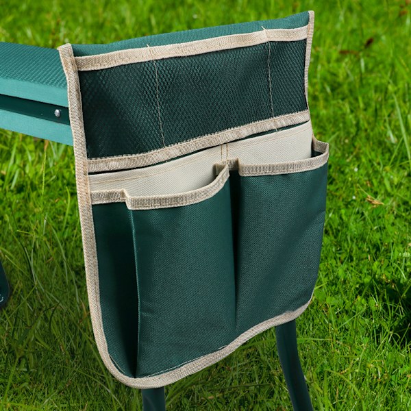 Trädgårdsknäbänk och säte, hopfällbar trädgårdsstol Heavy Duty trädgårdsbänk för knäböj och sittande, förhindra knä- och ryggsmärta