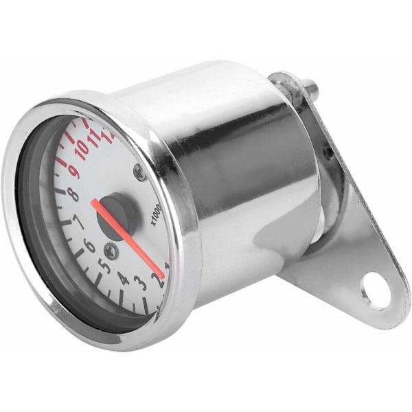 Motorcykel Tachometer Tachometer Gauge, 12V Universal Motorcykel LED Display Tachometer, Elektronisk Tachometer Meter Gauge 13000 RPM