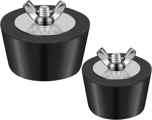 2 stk. pool vinterprop, vinterprop til pool, vinterprop til svømmebassiner, gummi vinterpropper, 38mm og 51mm til svømmebassiner og spabade
