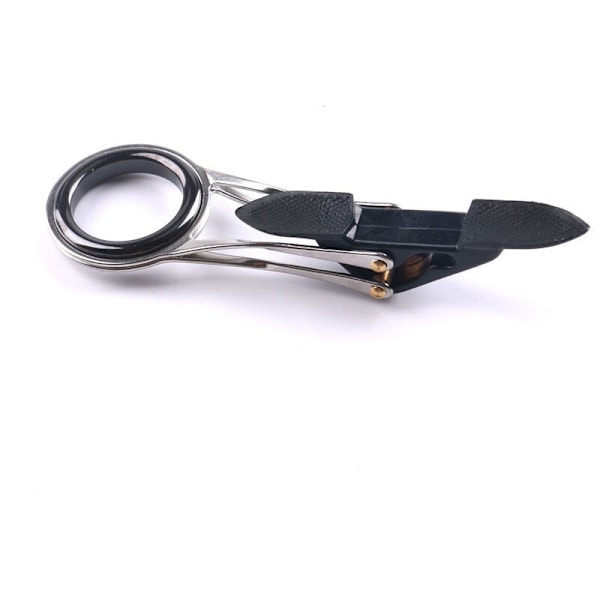 Guidering Fiskestang Stangringe Ple guider foldbar rustfrit stål DIY DIY ØJE Ring Tackle reparationssæt udskiftningstilbehør