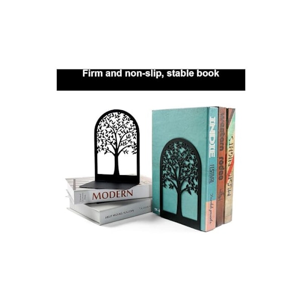 18,1x12cm Serre Bog, 2 Metal Bog Metal Metalformede Boller i form af en dekorativ stram booklet til Bureau Livres Bibliotek til Huset, Sc