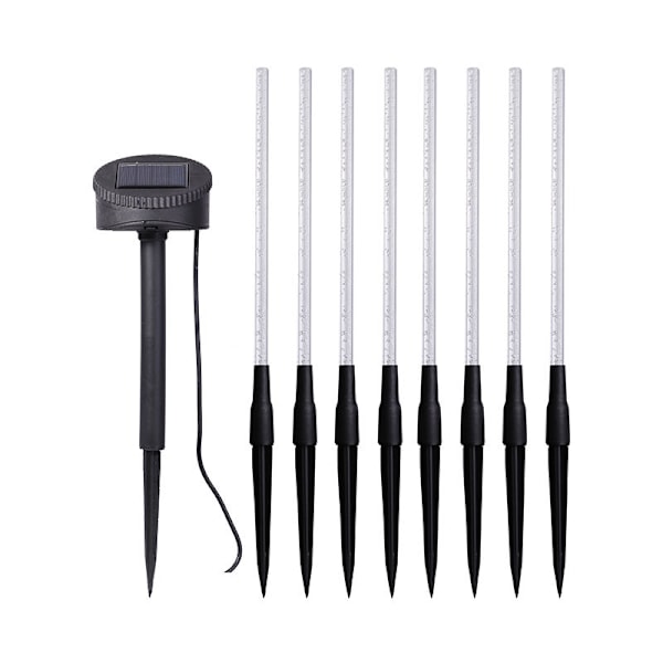 （41,5 cm） Set med 6 solcellslampor utomhus, trädgårdslampor