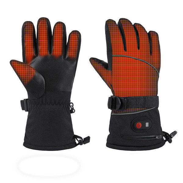 Opgraderede opvarmede handsker, 7,4V 2700MAH elektrisk genopladeligt batteri