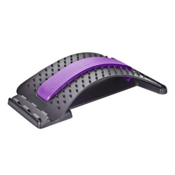 Violetti selkävenytyslaite, alaselän kivunlievityslaite, selkäranka/monitasoinen lannehieroja,