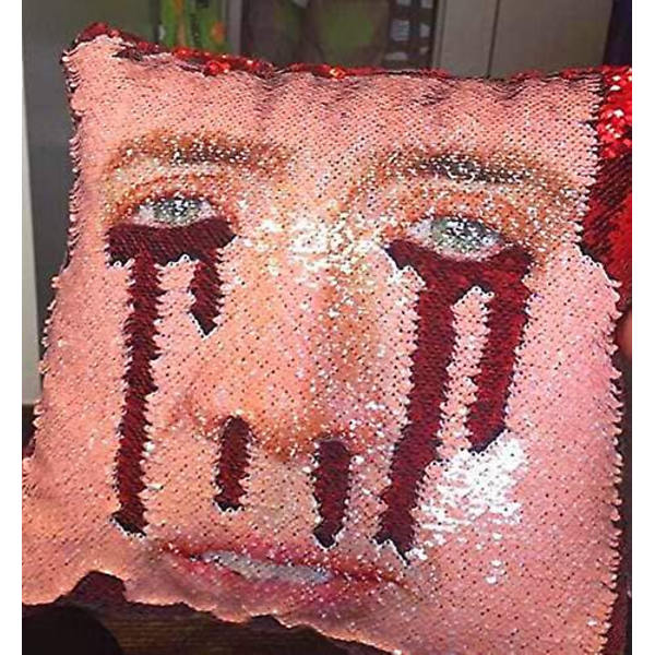 Sekk putevar Red Big Face Vendbar Pute Emoji Pute