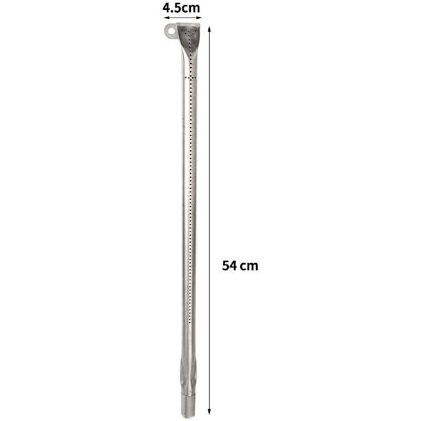 65032 60.3CM Rostfritt Stålrör Brännare Tillbehör för Weber Q300 Q320 Q3000 Q3200 Serien Grill