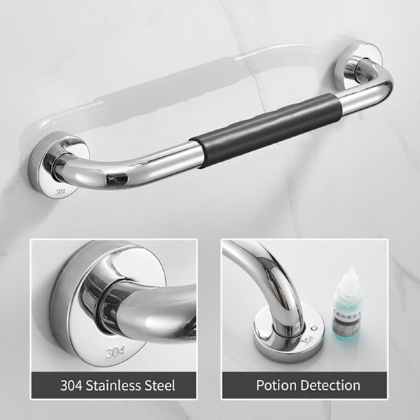 Bathbbbing Badekar Badekar Badekar Badekar For Funksjonshemmede Balanse Base Balant Sikkerhetsskinne Skinne Shutcut Stål Rustfritt stål