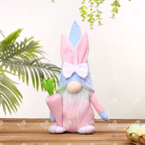 Påskdockor Påsk Svenska Tomte Påsk Tomte Kanin Tomte Vår Påsk Prydnader Tomte Plysch Prydnader Stoppade Tomte Påsk Dekorationer