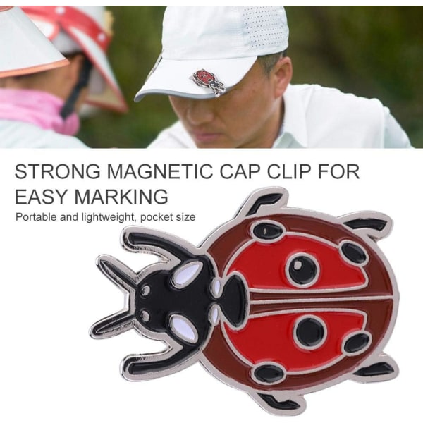 Magnetisk cap , Ball Marker Hat Clip Ball Marker Top Clamp Acc