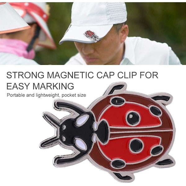 Magnetisk klips til kasket, boldmarkør, hatklips, boldmarkør, topklemme tilbehør
