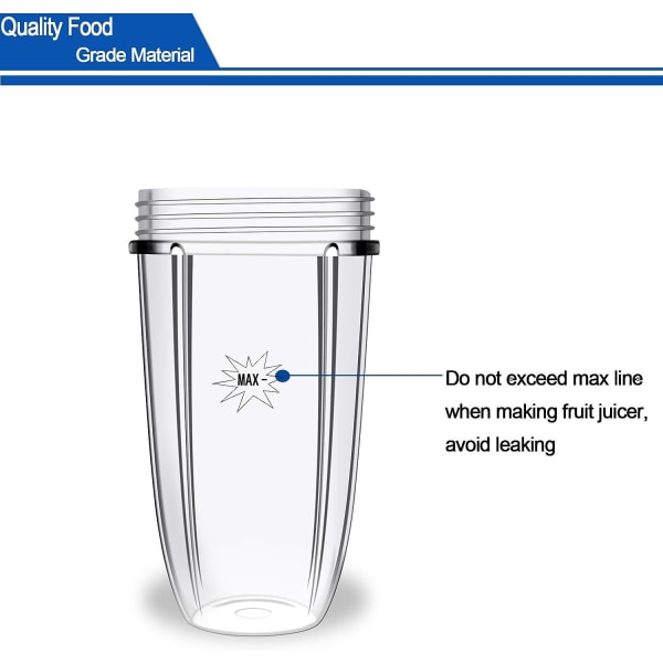 32 ounce kopper til udskiftning af blenderdele
