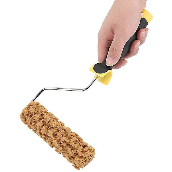 M60 Havssvamp Rullborste Imitation Havssvamp Rullmönster Flytande Tapetfärg Text 30*5*16cm