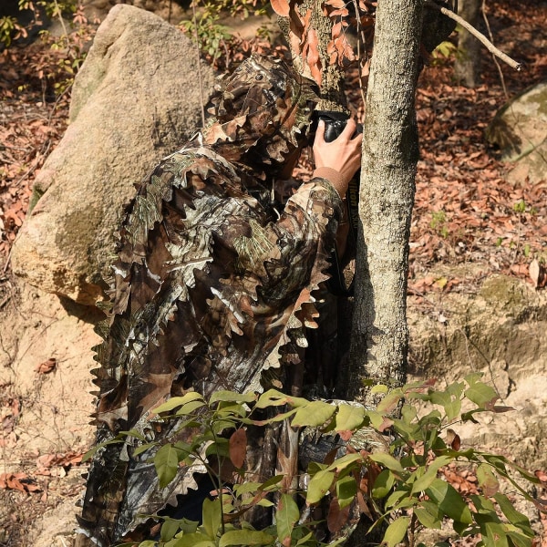 3D kamouflage Ghillie jaktdräkt jakt kläder för djungel