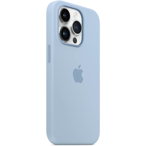 Silikonecover med MagSafe til iPhone 14 Pro - Himmelblå