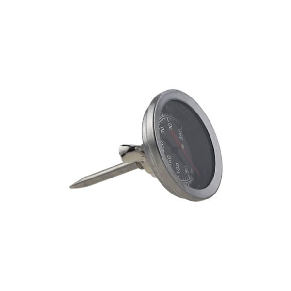 Termometer for røyking av vedfyrt kullgrill, 50mm termometer med pizzaovn i rustfritt stål, reservedeler til BBQ