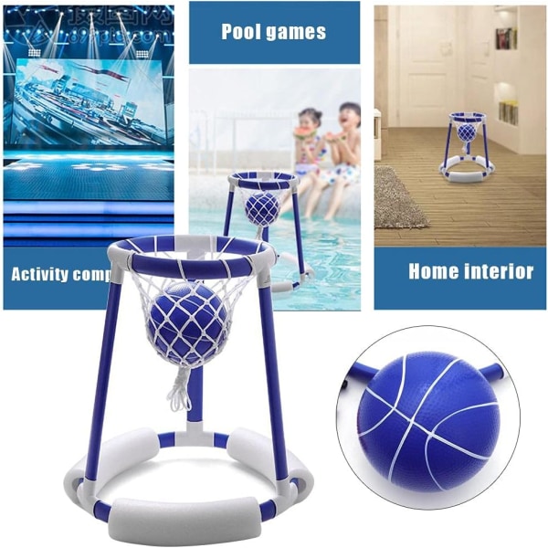 Flydende bøjlespil, svømmebassinlegetøj Poolbasketballspil Float