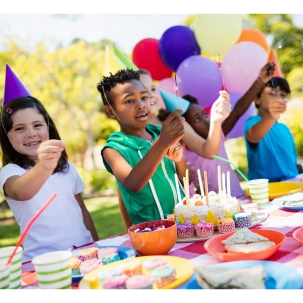 100 Blandade Färgade Ballonger, Multifärgade Latexballonger, Blandade Ballonger för Barnkalas, Bröllop, Fester