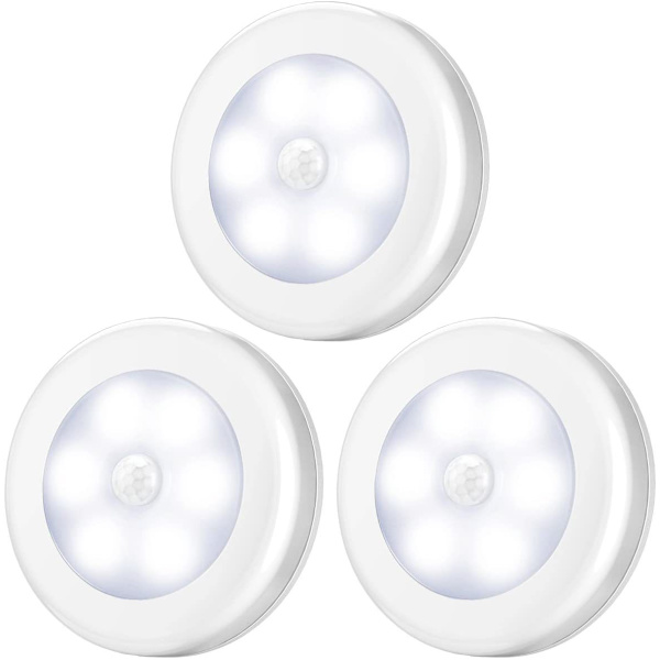 Led natlys med indendørs bevægelsessensor, Led-lampe batteridrevet