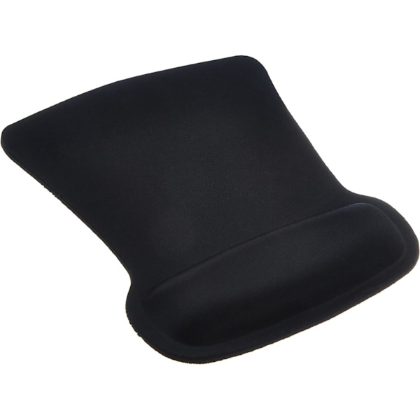 Rektangulär gelmusmatta med handledsstöd, 2*2,5 cm, svart