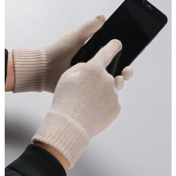 1 par vinterhansker, unisex vindtette varme hansker
