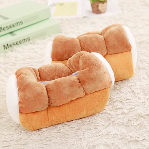 Brødformet Tissue Box Plys Tissue Dispenser Sjov Plys Tissue Box Dekoration