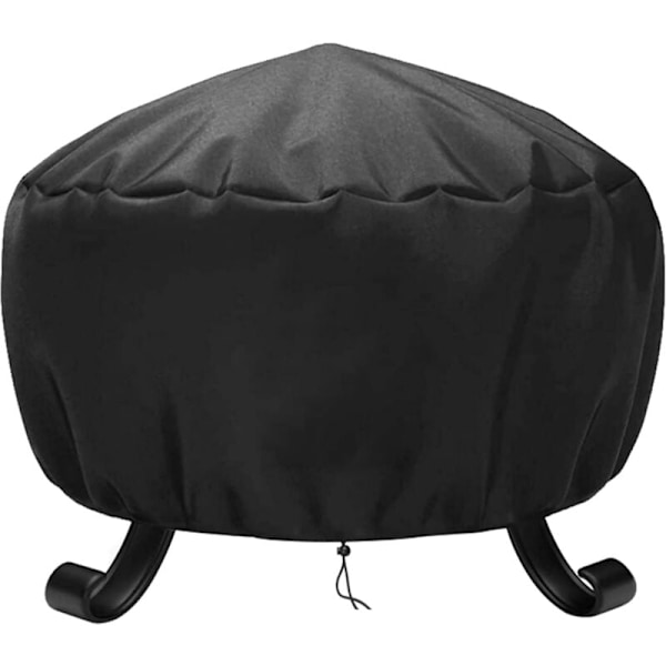 Skyddande överdrag för vattentät grill, vindskydd, rivtåligt eldfatsöverdrag, grillkaminöverdrag, brazeros (Ø77x31cm)