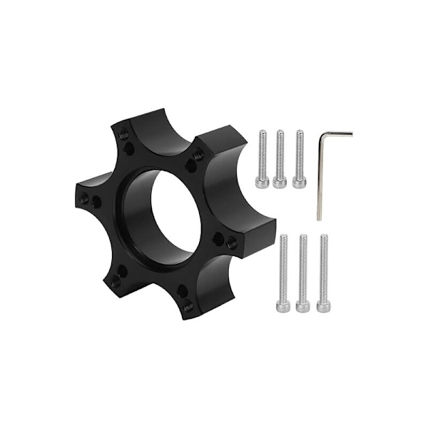 Snabbkopplingsnavadapter för Ratt, Rattadapterplatta i Aluminiumlegering, 70mm Distans för Thrustmaster T300RS med 13-14 tums Ratt