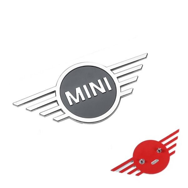 1 kpl sopii miniauton logolle F60 etuauton logomerkkitarra (hopeaharmaa)