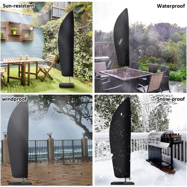Paraplydeksel 210D Oxford-stoff Vann-, vind-, UV- og rivehåndtering