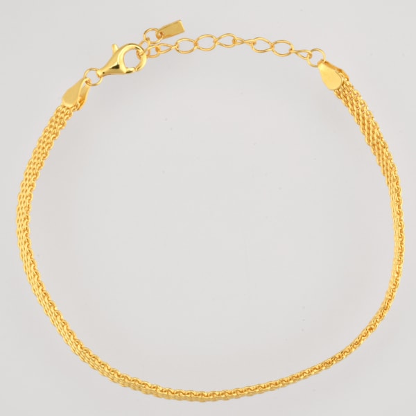 Minimalistisk design flat snake bone chain armbånd for kvinner