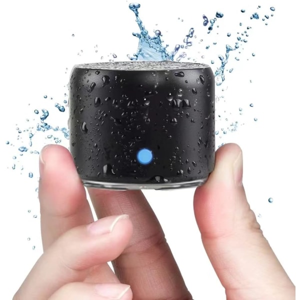 Mini (svart) aktiv bärbar Bluetooth högtalare med extra bas, S